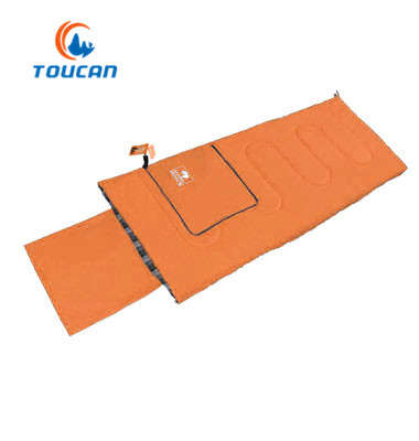 TOUCAN-Orange envelope type outdoor sleeping bag
